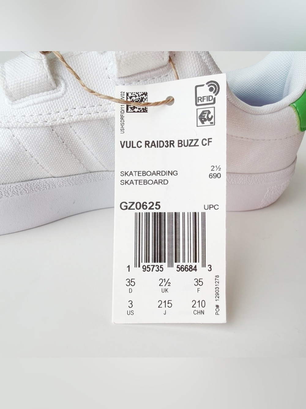 Adidas Toy Story Vulc Raid3r Buzz Lightyear Shoes Kids 3 Sneakers Disney - Picture 2 of 13